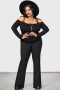 Women Basics | Killstar Withering Wench Bardot Top