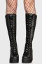 Women Boots | Killstar Bloodletting Knee-High Boots