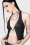 Women Crop | Killstar Sheenah Halter Top