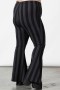Women Flares | Killstar Inferno Room Flares [GREY STRIPE]