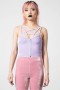 Women Going Out | Killstar Lost In Sin Zip Top [PASTEL LILAC]