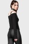 Women Long Sleeves | Killstar Desolate Cold Shoulder Top
