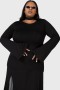 Women Long Sleeves | Killstar Echoed Darkness Tunic Top