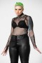 Women Long Sleeves | Killstar Hellrazor Fishnet Top [B]