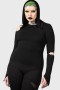 Women Long Sleeves | Killstar Morwen Hooded Top