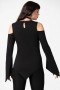 Women Long Sleeves | Killstar Voxy Cold Shoulder Top