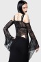 Women Long Sleeves | Killstar Webstera Top