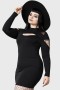 Women Mini | Killstar Cosmic Shift Long Sleeve Dress