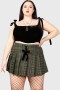 Women Mini Skirts | Killstar Dark Canopy Pleated Skirt