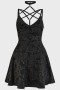 Women Party | Killstar Magica Skater Dress [BLACK LILY]