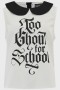 Women Shirts & Blouses | Killstar Too Ghoul For School Blouse