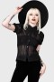 Women Shirts & Blouses | Killstar Elena's Choice Lace Collar Blouse [B]