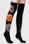 Women Socks & Tights | Killstar Morbid Over Knee Socks