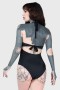 Women Swim | Killstar Show Your Bones Swimsuit