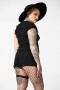 Women T-Shirts & Vests | Killstar Malicia Lace-Up Top