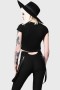 Women Trousers & Jeans | Killstar Cutout Bondage Trousers