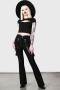 Women Trousers & Jeans | Killstar Cutout Bondage Trousers