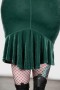 Women Velvet | Killstar Drusilla Midi Skirt [GREEN]