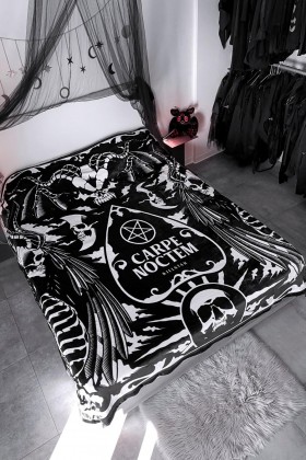 Homeware Bedding & Cushions | Killstar Vivat Nocte Blanket