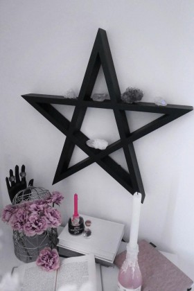 Homeware Decor | Killstar Pentagram Display Shelf [B]
