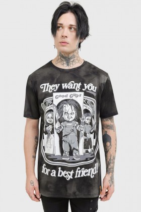 Men T-Shirts & Vests | Killstar Hey There Friend T-Shirt