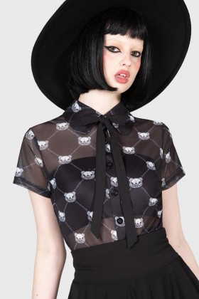 Women Bodysuits | Killstar Goth Bear Bodysuit