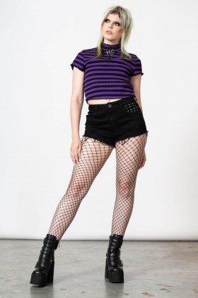 Women Crop | Killstar Malkin Crop Top [PURPLE]