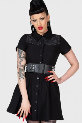 Women Mini | Killstar No Where's Ville Skater Dress