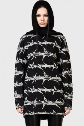 Women Sweaters | Killstar Prickled Contention Knit Sweater