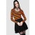 Women Long Sleeves | Killstar Izora Ribbed Top [PUMPKIN]