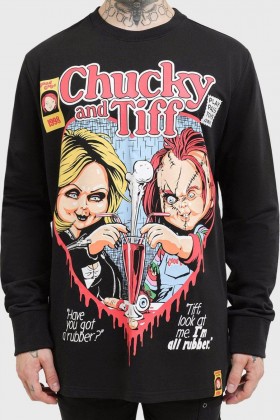  Férfi grafikus felsők | Killstar Chucky & Tiff Forever pulóver