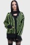  Cardigan da donna | Killstar Beetlejuice Beetlejuice Cardigan con intarsio Beetlejuice