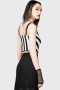  Crop da donna | Top Killstar Stripe O Negative