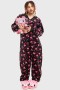 Women Loungewear | Killstar Gloomy Horns Fleece Onesie