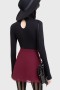 Women Mini Skirts | Killstar Crimson Oracle Skirt