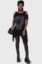 Women T-Shirts & Vests | Killstar Witchiness Cold Shoulder Top