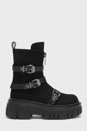 Women Boots | Killstar Coffin Combat Boots