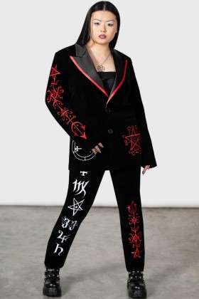 Women Going Out | Killstar Enthroned Suit Trousers