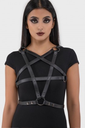 Women Harnesses & Belts | Killstar Hex Crest Harness