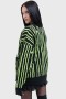  Cardigans for kvinner | Killstar Beetlejuice Beetlejuice Beetlejuice Intarsia Cardigan