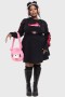  Kvinner Mini | Killstar Naughty Grizzly Pinafore Kjole