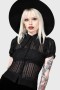  Dameskjorter og -bluser | Killstar Elena's Choice bluse med blondekrage [B]