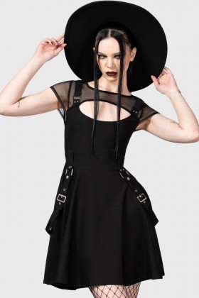  Kvinner Mini | Killstar Kounter Kulture Skater Dress