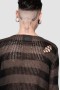  Męska odzież dzianinowa | Sweter z dzianiny Killstar Ash Distress Knit [B]
