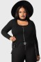  Bluzka damska z długim rękawem | Killstar Starcanum