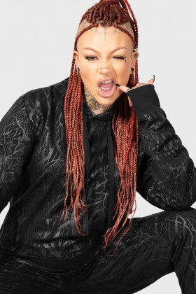  Bluzy z kapturem damskie | Bluza z kapturem Killstar Wicked Woods Watcher