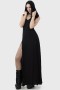  Rochie maxi cu glugă Killstar Hexin pentru femei