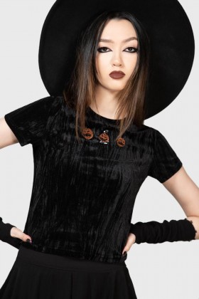 Ženski kratki top | Killstar Prospector's Harvest Crop Top