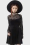  Minivestido para mujer | Vestido corto Killstar Here Lies Beetlejuice