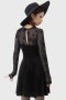  Minivestido para mujer | Vestido corto Killstar Here Lies Beetlejuice